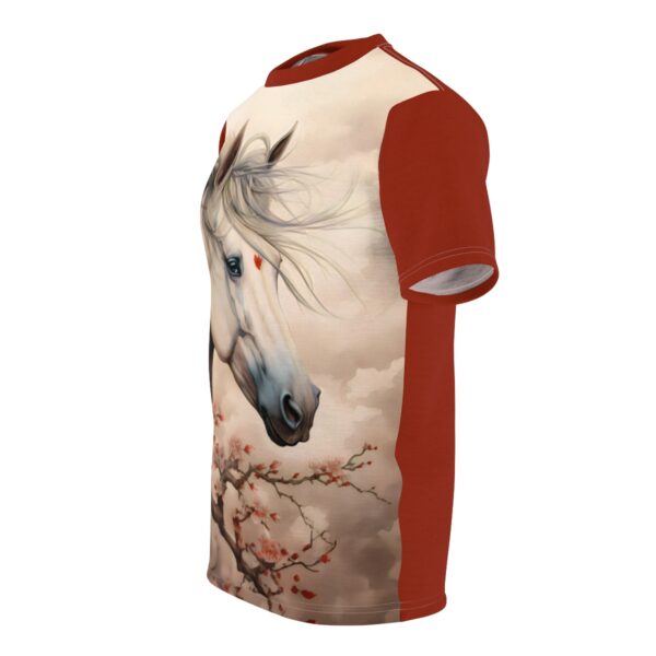 Cherry Blossom Horse T-Shirt | Full Front Print