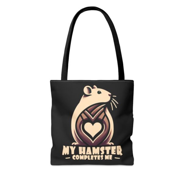 Art Deco My Hamster Completes Me Tote Bag