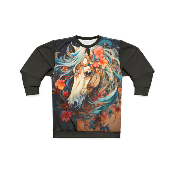 Impressionist Horse Pullover Sweatshirt