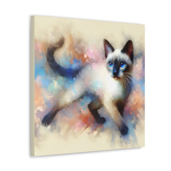 Siamese Cat Wall Art on Canvas 🐱🎨🖼️