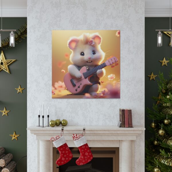 Guitar Hamster Canvas Art Wraps 🐹🎁🎨