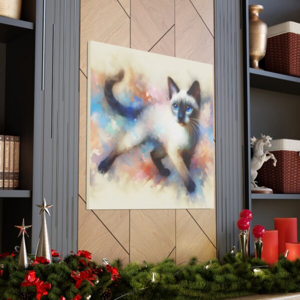 Siamese Cat Wall Art on Canvas 🐱🎨🖼️