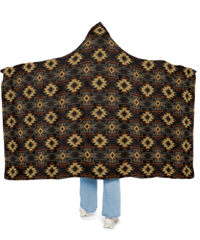 Southwestern Pattern Hoodie Blanket