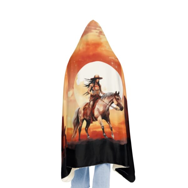 Rising Sun Cowgirl Hoodie Blanket
