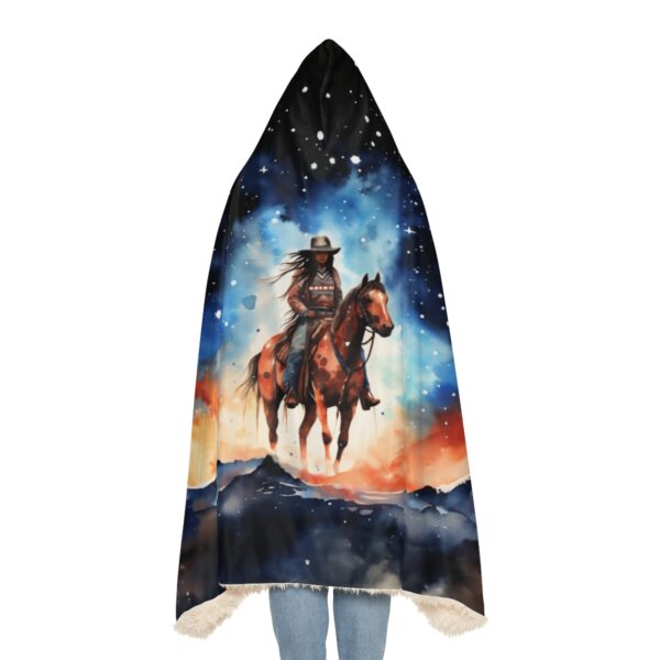 Celestial Cowgirl Hoodie Blanket