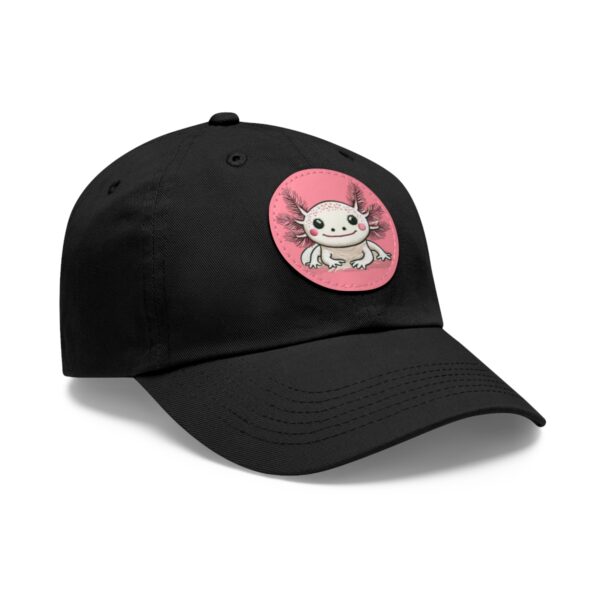 Axolotl Hat with Leather Patch