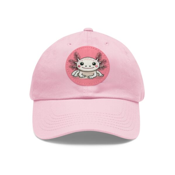 Axolotl Hat with Leather Patch