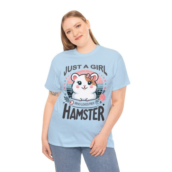 Just a Girl Who Loves Her Hamster T-Shirt – Perfect for Hamster Lovers!