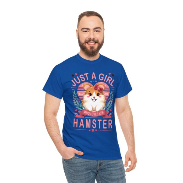 Just a Girl Who Loves Her Hamster Tee – Perfect for Little Hamster Enthusiasts!