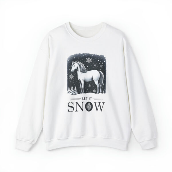 Let It Snow Horse Sweatshirt