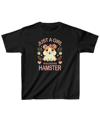 38528 14 400x480 - Hamster-Lover's Kid's Tee: Just a Girl Who Loves Her Hamster!