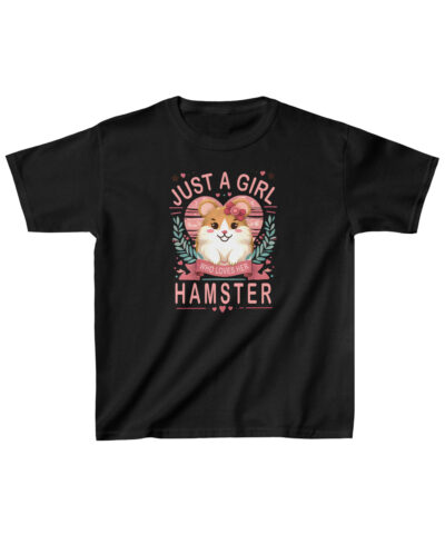 Just a Girl Who Loves Her Hamster Kid’s Teeshirt
