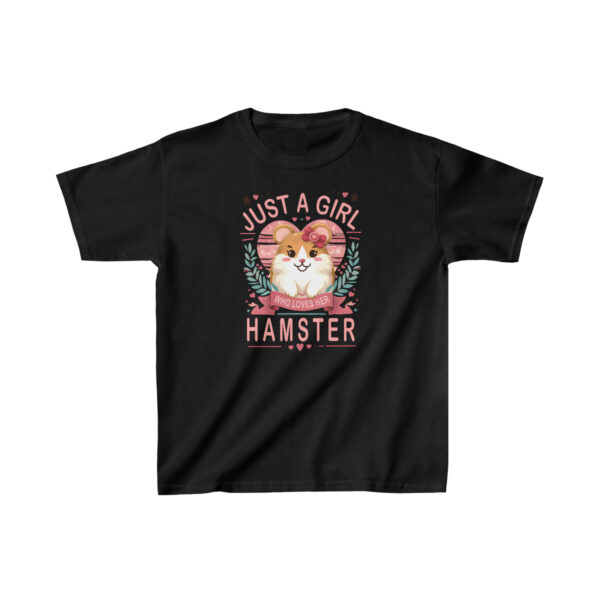 Just a Girl Who Loves Her Hamster Kid’s Teeshirt