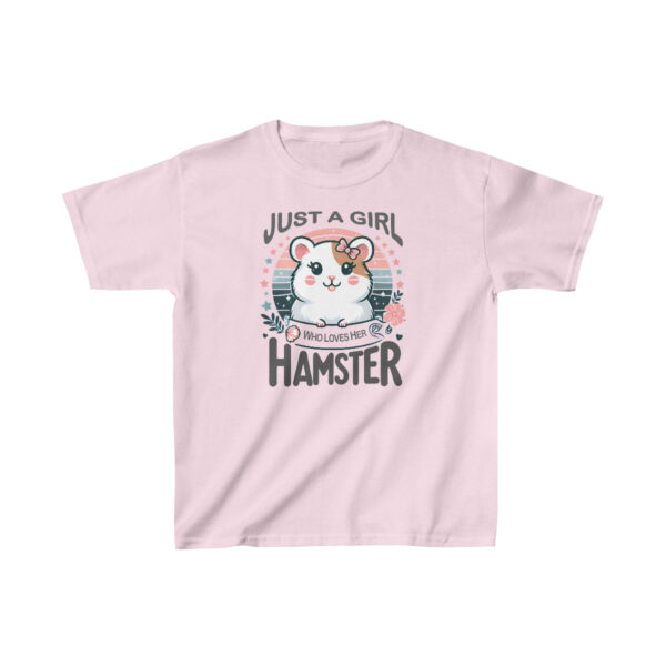 Just a Girl Who Loves Her Hamster Kid’s T-Shirt