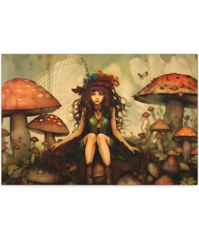 75758 8 400x480 - Vintage Fairy & Mushroom Canvas Art Print