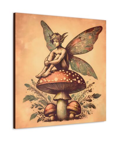 Vintage Fairy Canvas Art Print