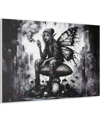 75777 63 400x480 - Toadstool Contemplation - Grunge Fairy & Mushroom Canvas Art Print