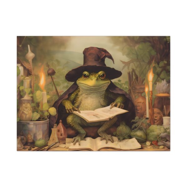 Wizard Toad Canvas Art Print