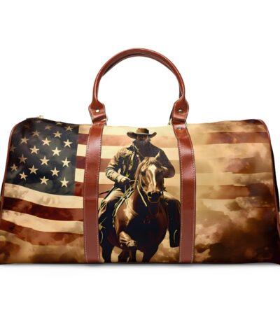 American Cowboy Art Travel Bag – Bigger than most duffle bags, tote bags and even most weekender bags!