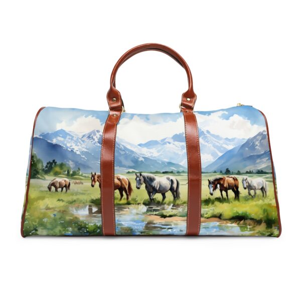 Wild Horses Art Travel Bag – Bigger than most duffle bags, tote bags and even most weekender bags!
