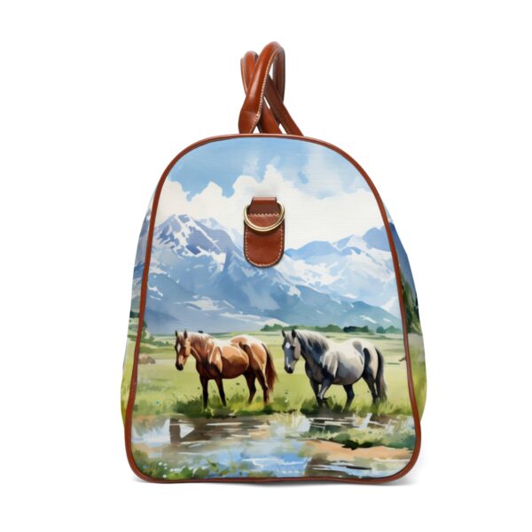 Wild Horses Art Travel Bag – Bigger than most duffle bags, tote bags and even most weekender bags!