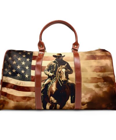 American Cowboy Art Travel Bag – Bigger than most duffle bags, tote bags and even most weekender bags!