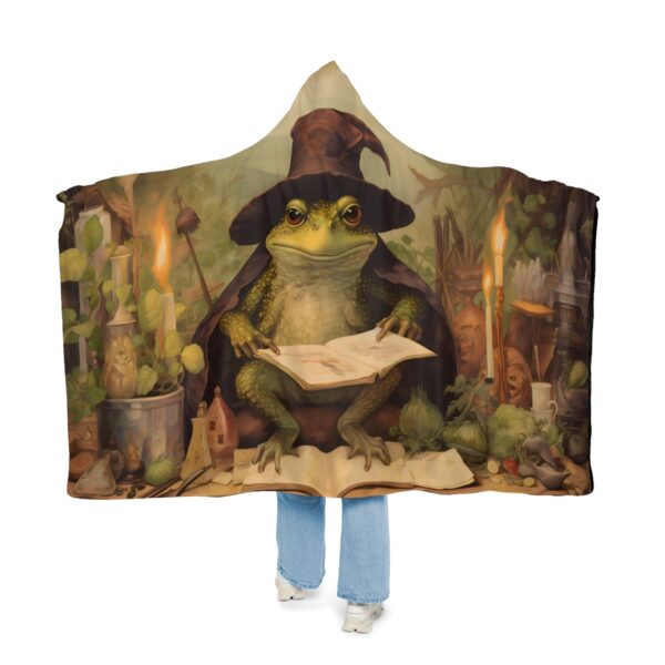 Wizard Toad Hooded Blanket