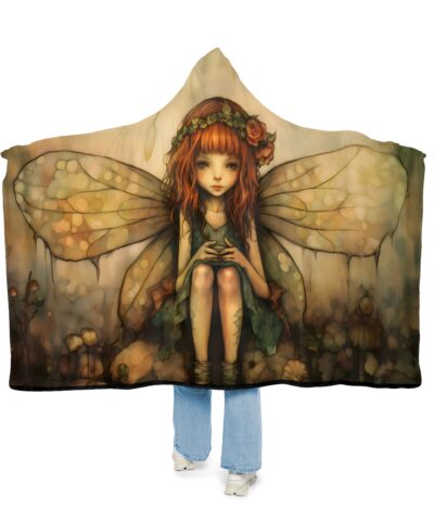 Wood Fairy Grunge Hoodie Blanket