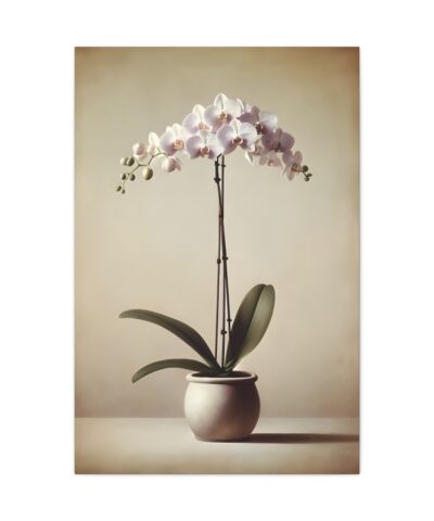 75776 7 400x480 - Vintage Floral Orchid Art on Canvas