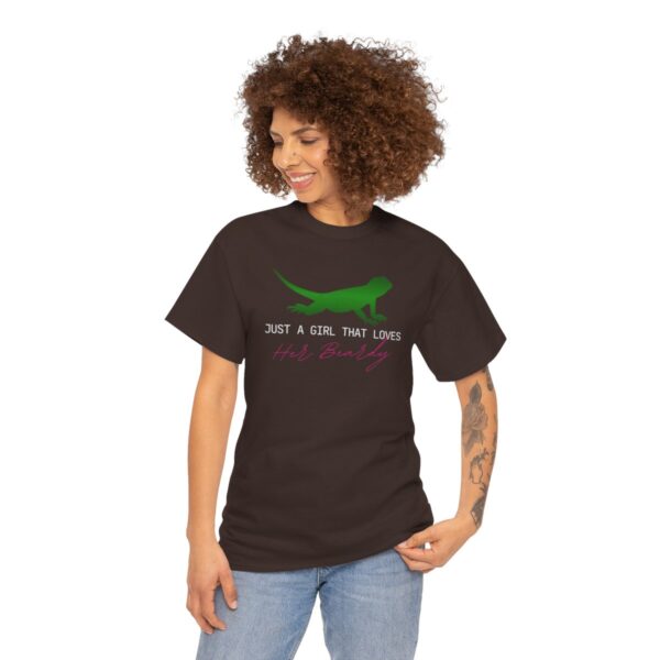 Just a Girl That Loves Her Beardy Heavy Cotton T-Shirt