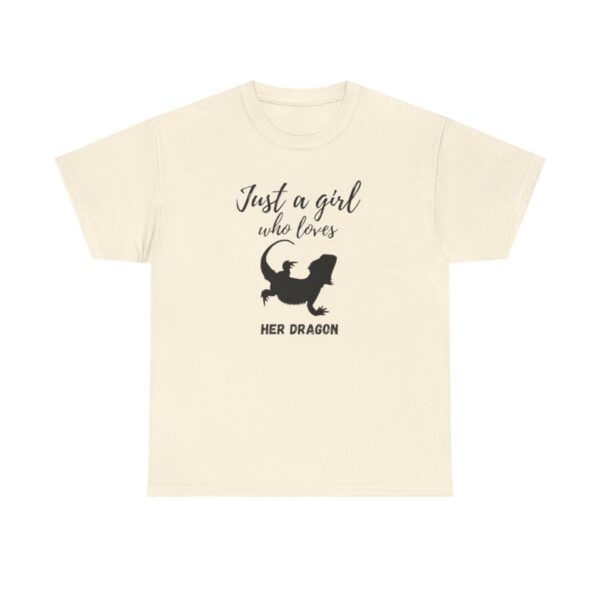 Just a Girl That Loves Dragons Heavy Cotton Tee