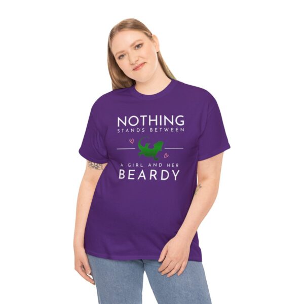 Nothing Stands Between a Girl and her Beardy Heavy Cotton Tee