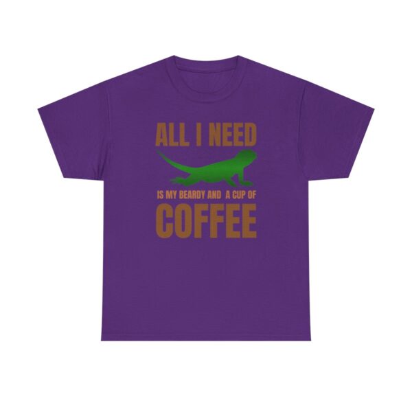 All I Need is My Beardy and a Cup of Coffee Heavy Cotton Tee