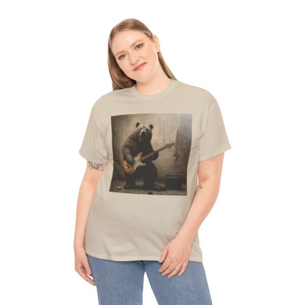 Grizzly Bear Playing Bass Guitar T-Shirt | Animal Playing Guitar Shirt, Guitar Gifts, Music Tee, Music Shirt, Guitar Shirt, Bear Shirt,