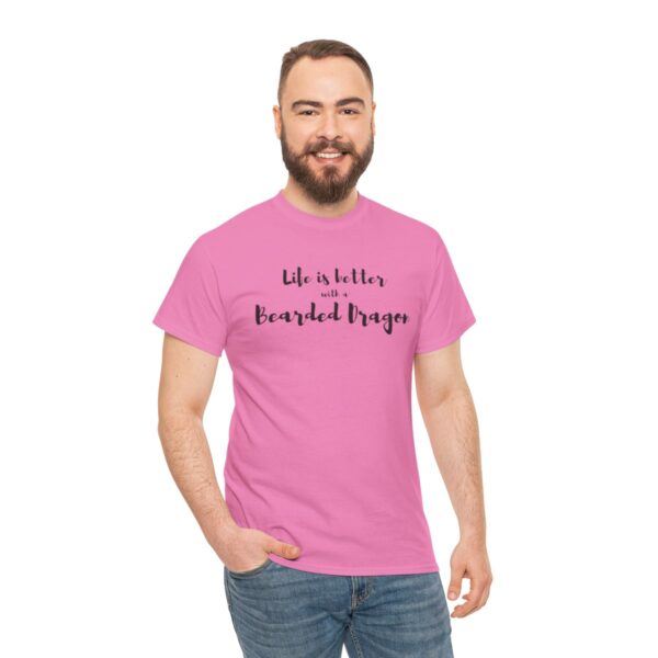 Life is Better with a Bearded Dragon Heavy Cotton Tee