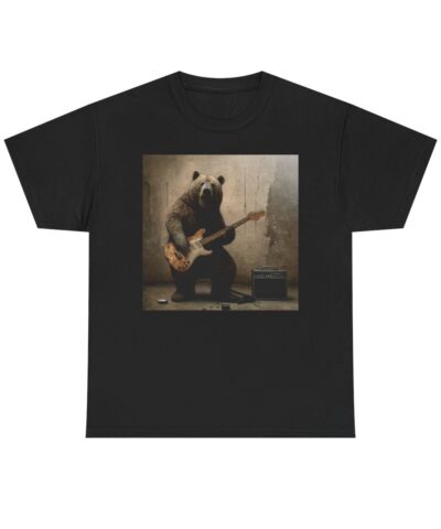 12124 162 400x480 - Grizzly Bear Playing Bass Guitar T-Shirt | Animal Playing Guitar Shirt, Guitar Gifts, Music Tee, Music Shirt, Guitar Shirt, Bear Shirt,
