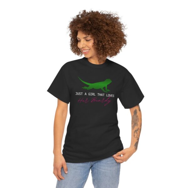 Just a Girl That Loves Her Beardy Heavy Cotton T-Shirt