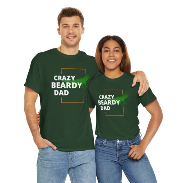 Crazy Beardy Dad Heavy Cotton Tee