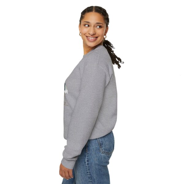 Just Whopping It Up – Whooping Crane – Heavy Blend Crewneck Sweatshirt