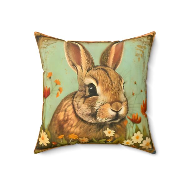 Vintage Folksy Baby Rabbit Pillow