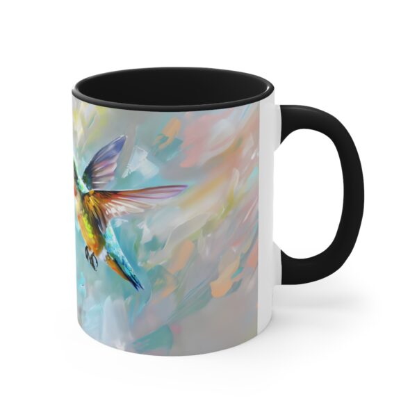 Hummingbird Hibiscus 11 oz Accent Coffee Mug