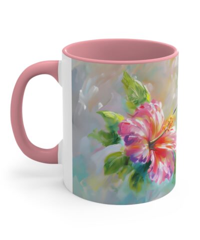 72183 1 400x480 - Hummingbird Hibiscus 11 oz Accent Coffee Mug