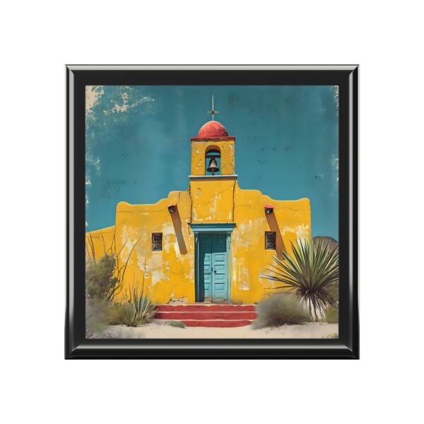 New Mexico Adobe Church Keepsake Box