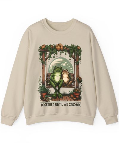 Frog and Toad Sweatshirt “Together Until We Croak”