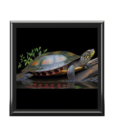 Painted Turtle Jewelry, Trinket, and Memory Box
