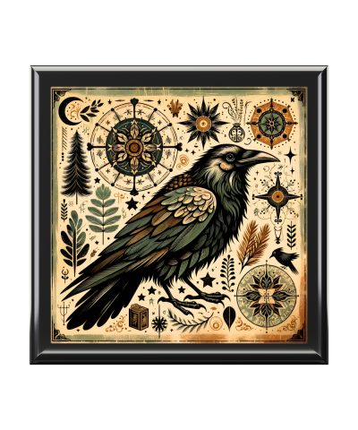 BOHO Raven Memory Box – Fairycore grunge black raven
