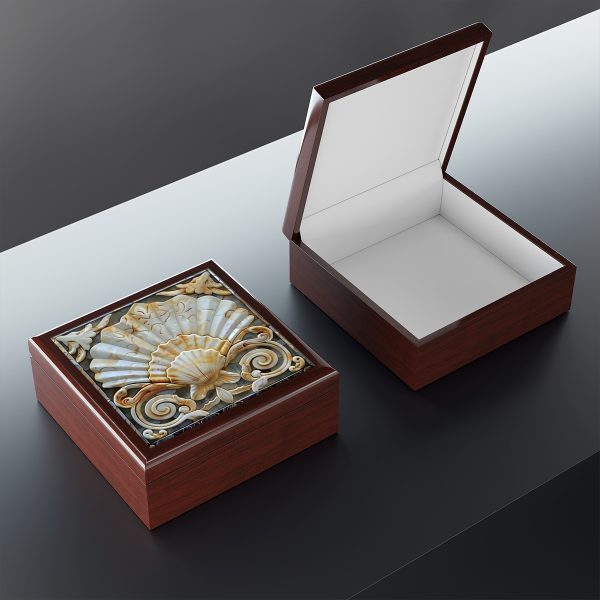 Art Deco Seashell Keepsake Box