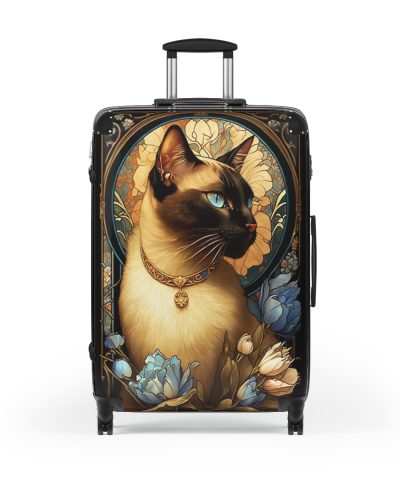 Art Nouveau Siamese Cat Suitcase